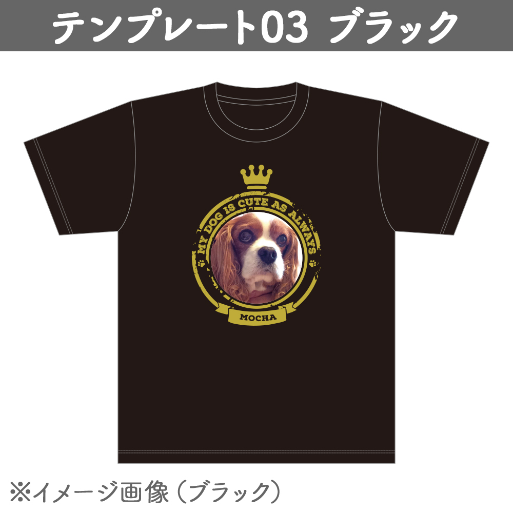 【プリントライフエッグ】Tシャツ 5.6オンス ヘビーウェイト ブラック テンプレ03