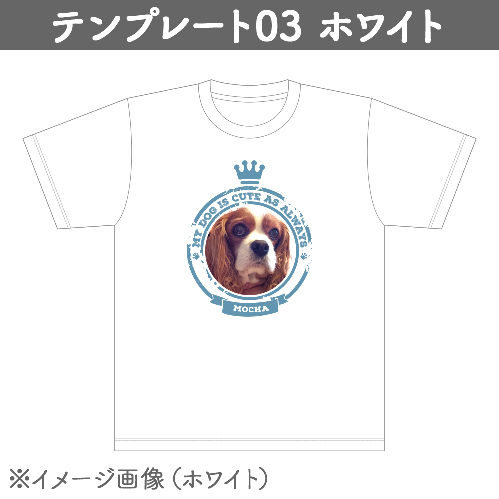 【プリントライフエッグ】Tシャツ 5.6オンス ヘビーウェイト ホワイト テンプレ03